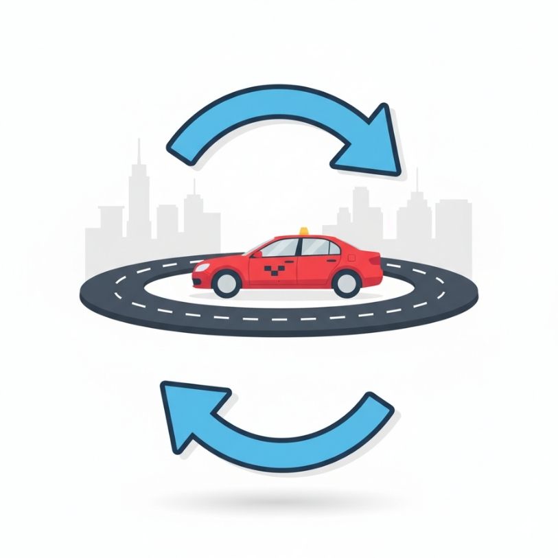 Round Trip Taxi Service