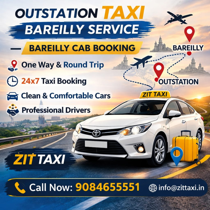 Best Taxi Service in Bareilly – 24/7 Cab Booking